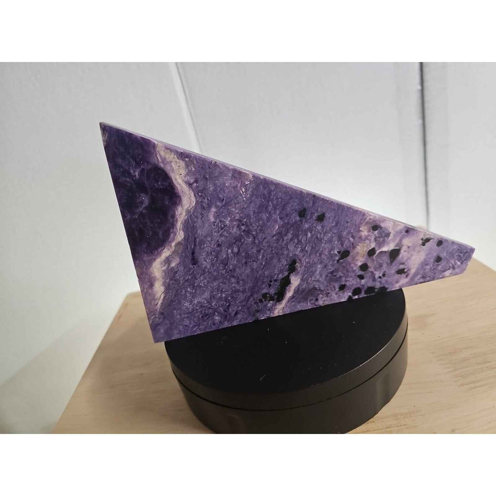Rare Purple Charoite Crystal Slices — 300g from Russia | CrystalCloud Company