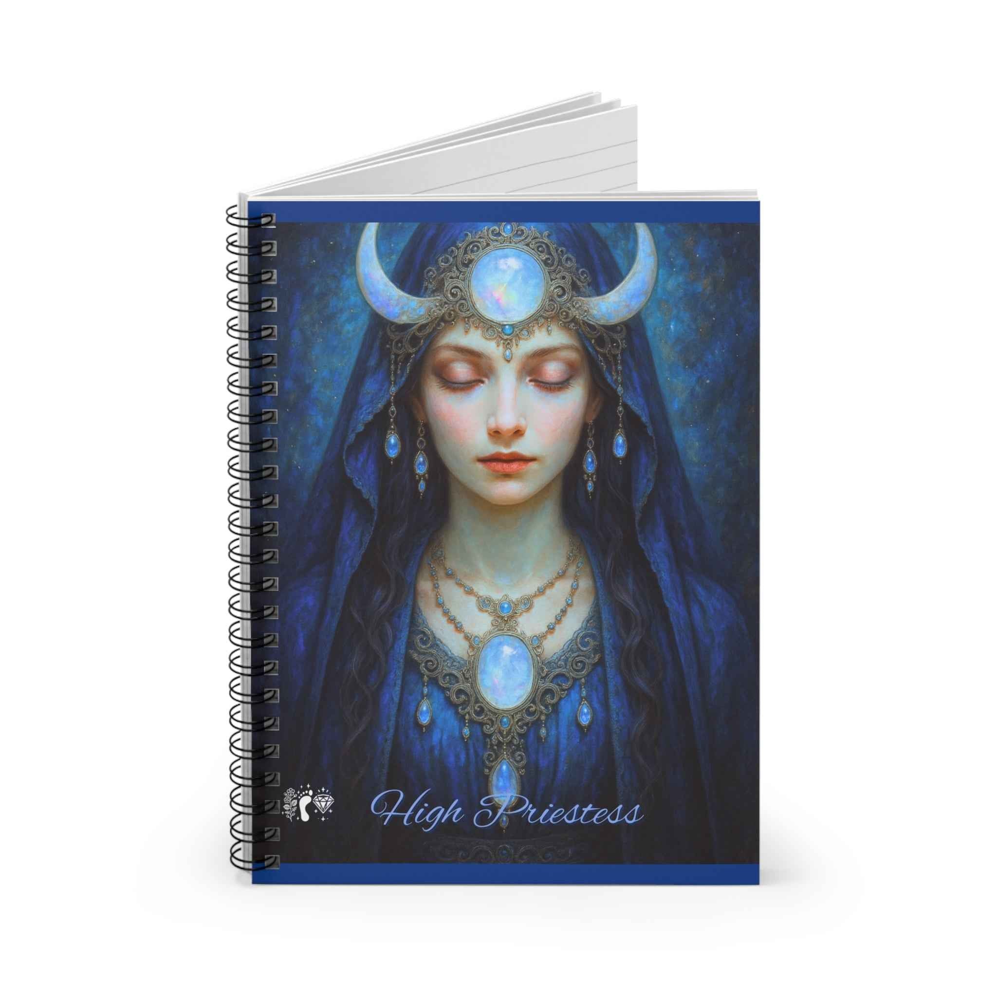 Notebook Spiral High Priestess - New Age Realms