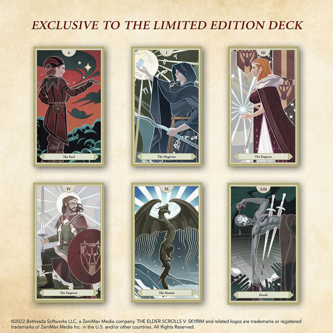 Skyrim Tarot Deck and Guidebook - Limited Edition - New Age Realms
