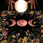 Tarot Moon and Sun Tree Tablecloth - New Age Realms