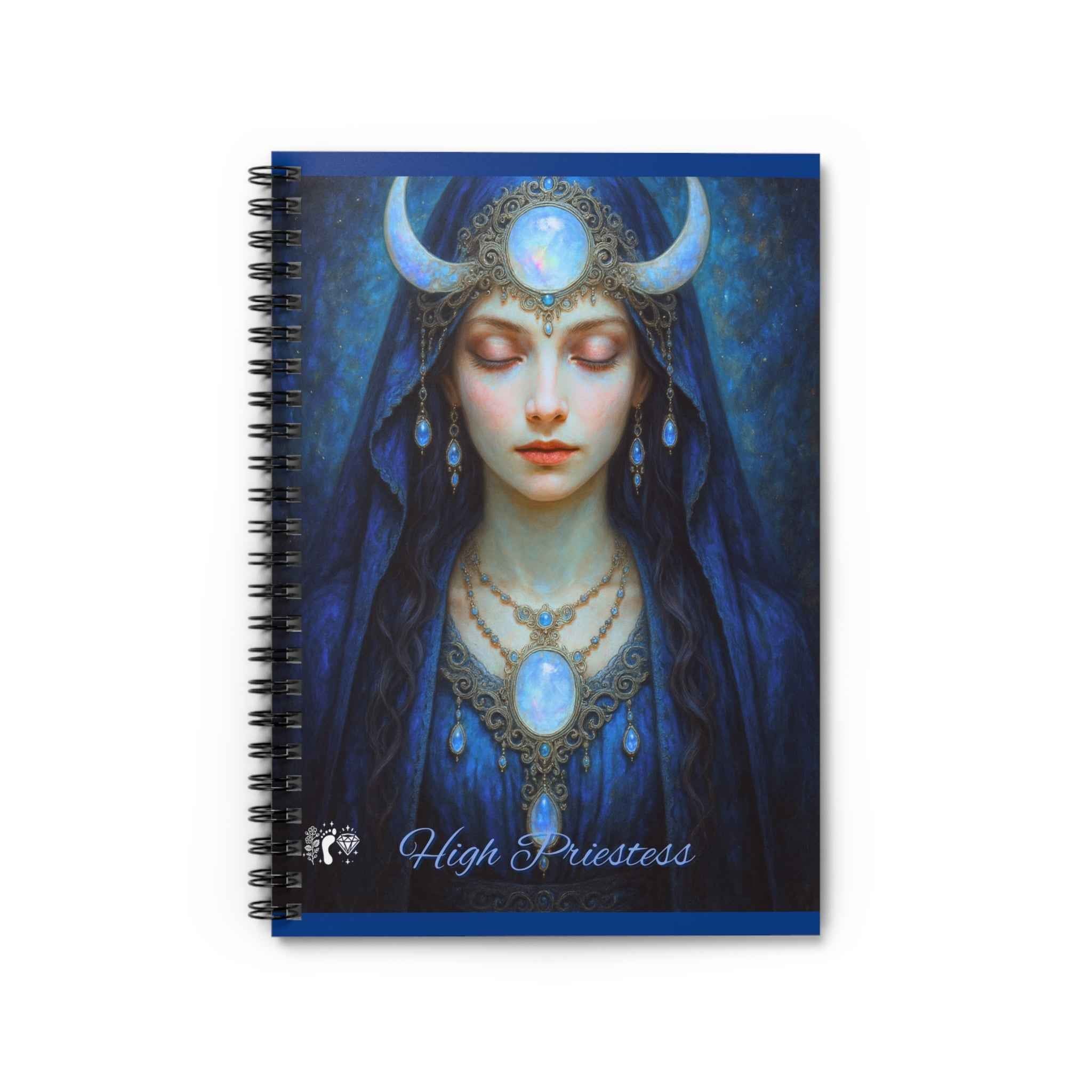 Notebook Spiral High Priestess - New Age Realms