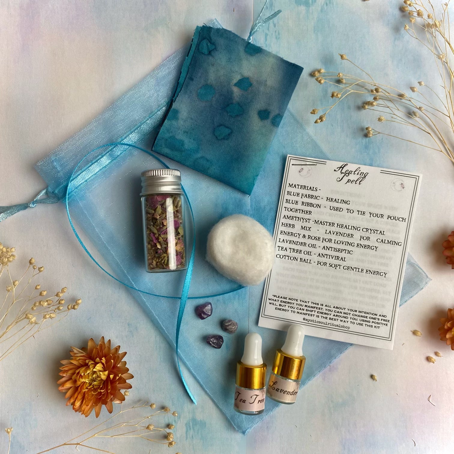 Ritual Kit Receive Healthy Energy - New Age Realms