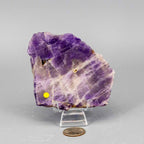 Amethyst Crystal Polished Slice Natural Purple Stone - New Age Realms