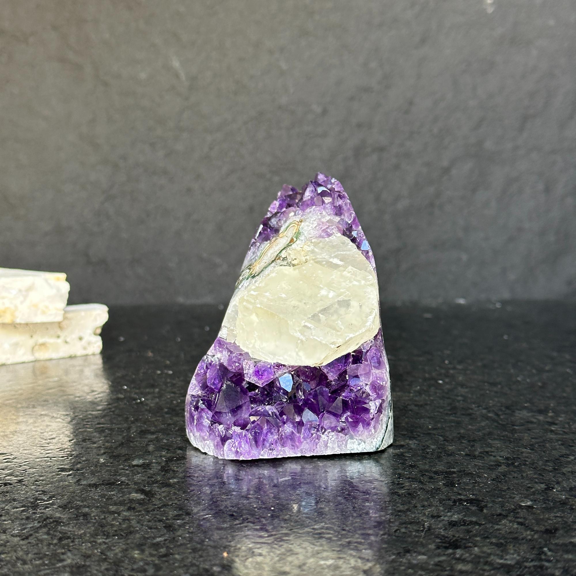 Amethyst Crystal rare find, amethyst with polished edges, Amethyst cathedral - New Age Realms
