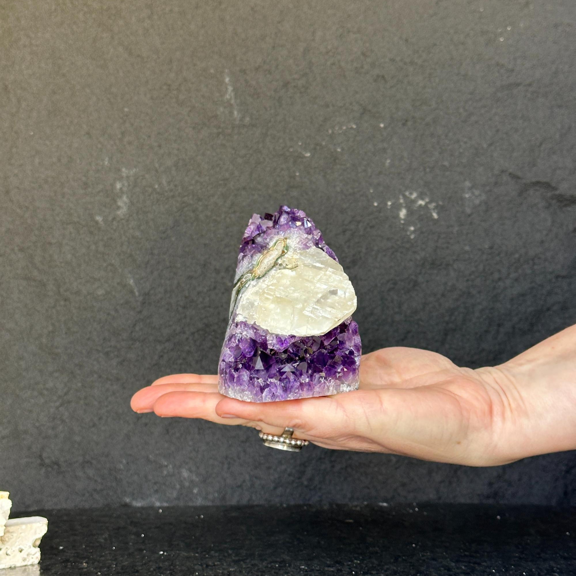 Amethyst Crystal rare find, amethyst with polished edges, Amethyst cathedral - New Age Realms