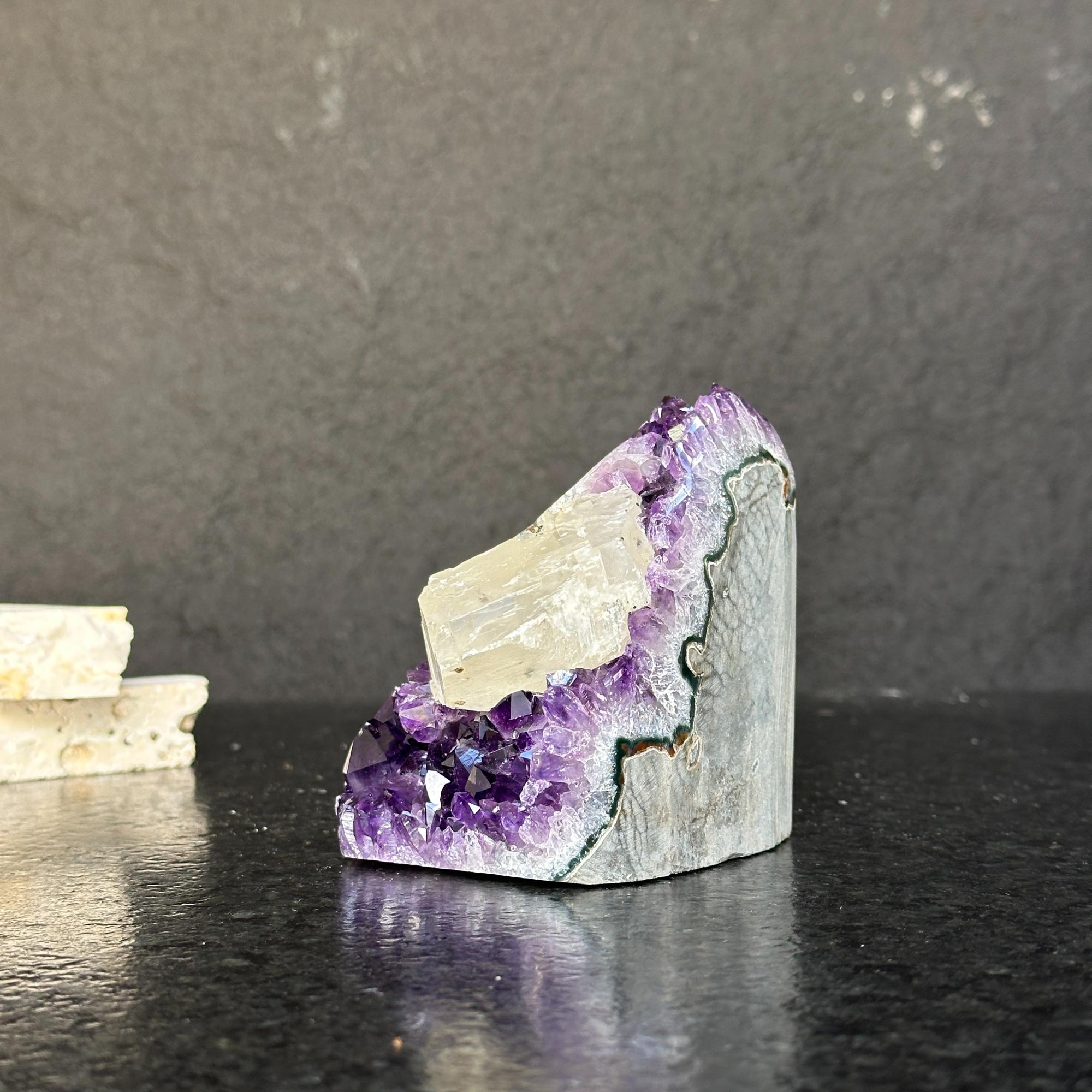 Amethyst Crystal rare find, amethyst with polished edges, Amethyst cathedral - New Age Realms