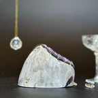 Amethyst geode Unique raw crystal cluster - New Age Realms