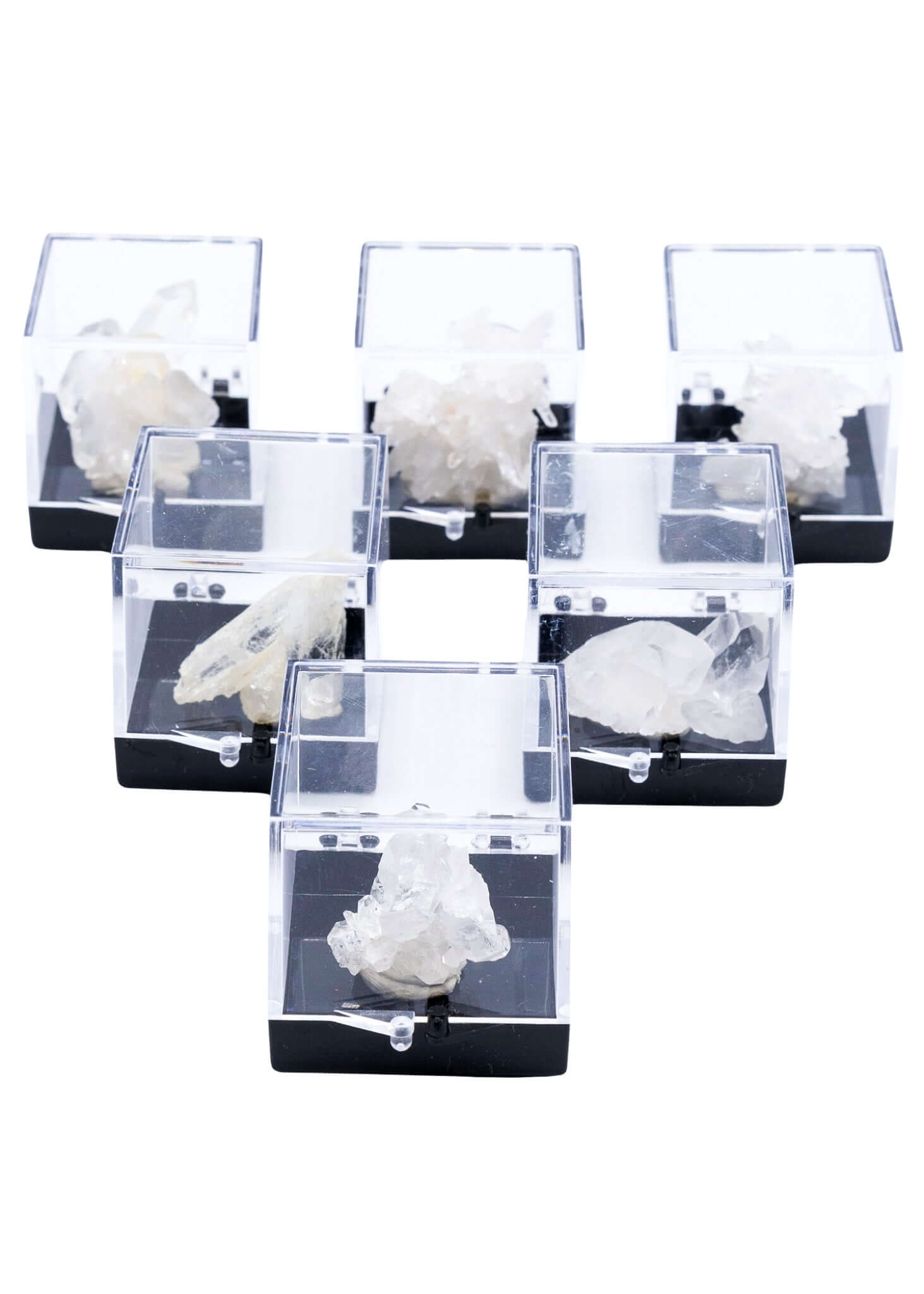 Arkansas Quartz Crystal Perky Box Display (Assorted) - New Age Realms