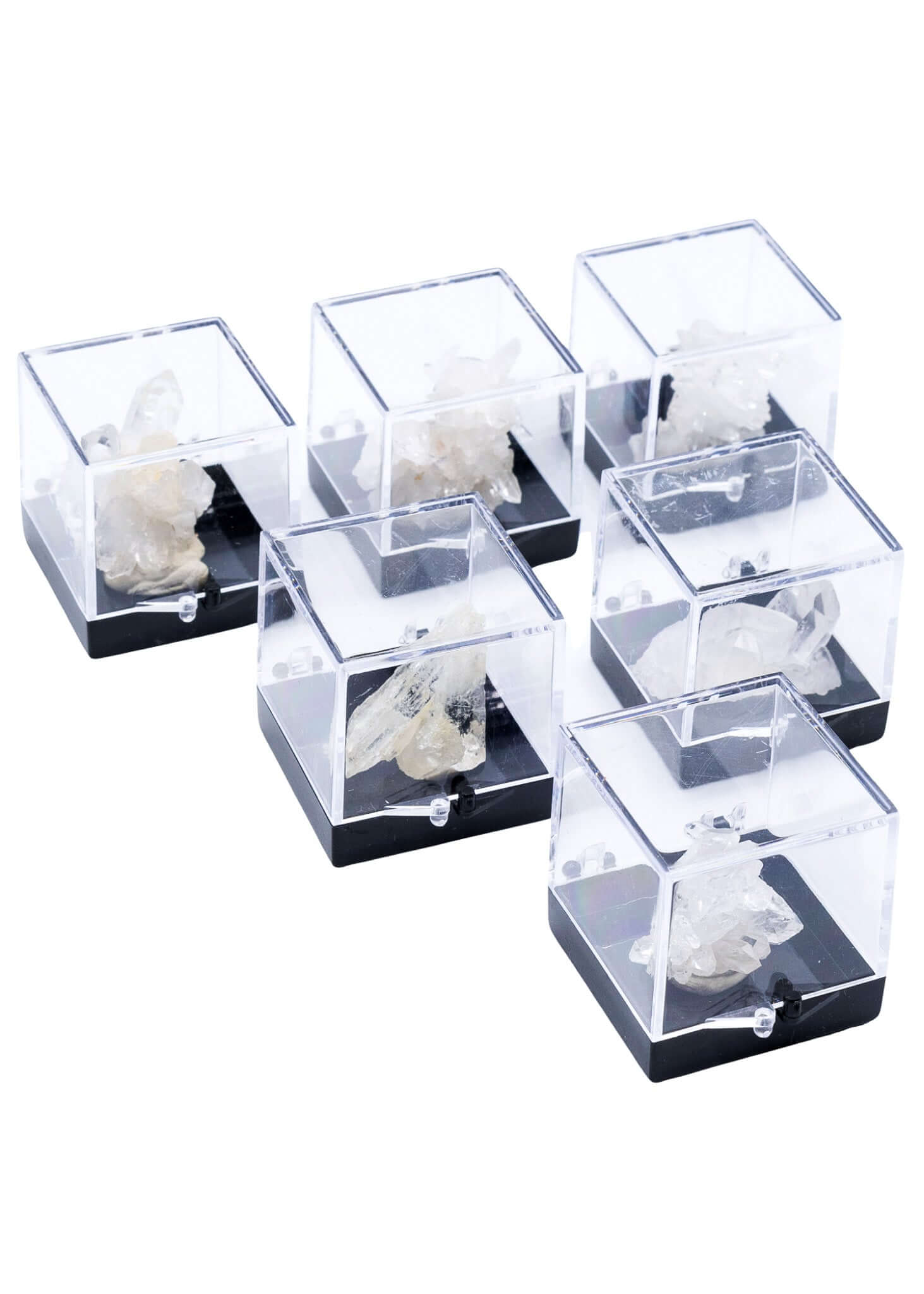 Arkansas Quartz Crystal Perky Box Display (Assorted) - New Age Realms