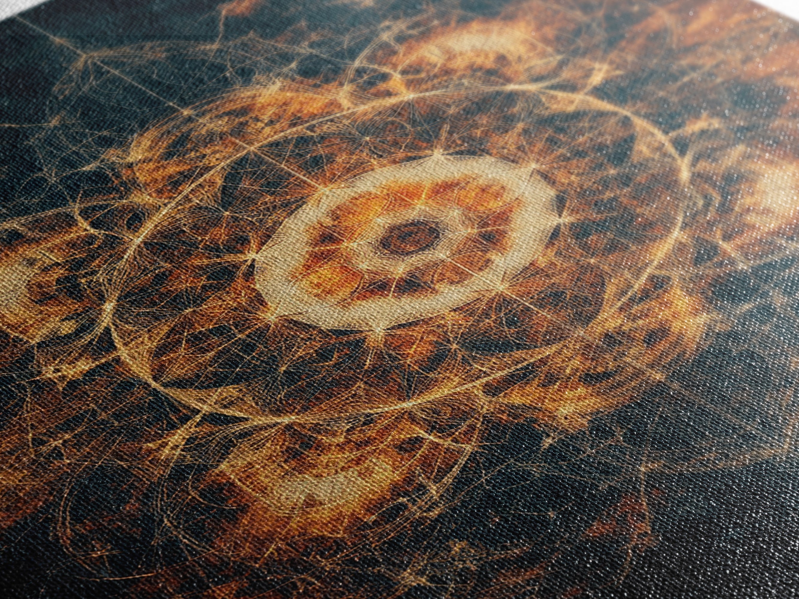 Sacred Geometry Framed Canvas - New Age Realms
