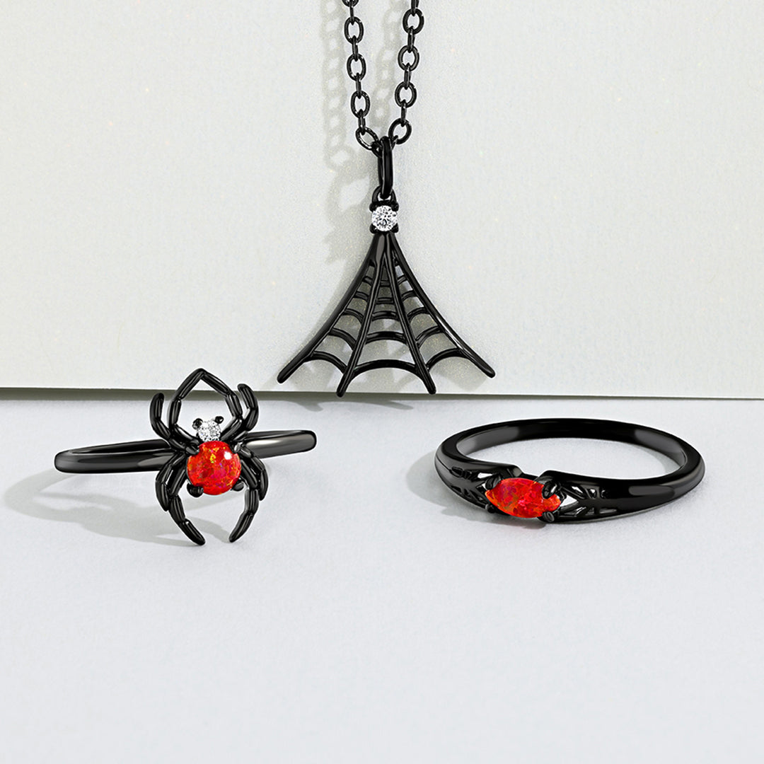 Black Widow - Jewel Candle Ceramic - New Age Realms