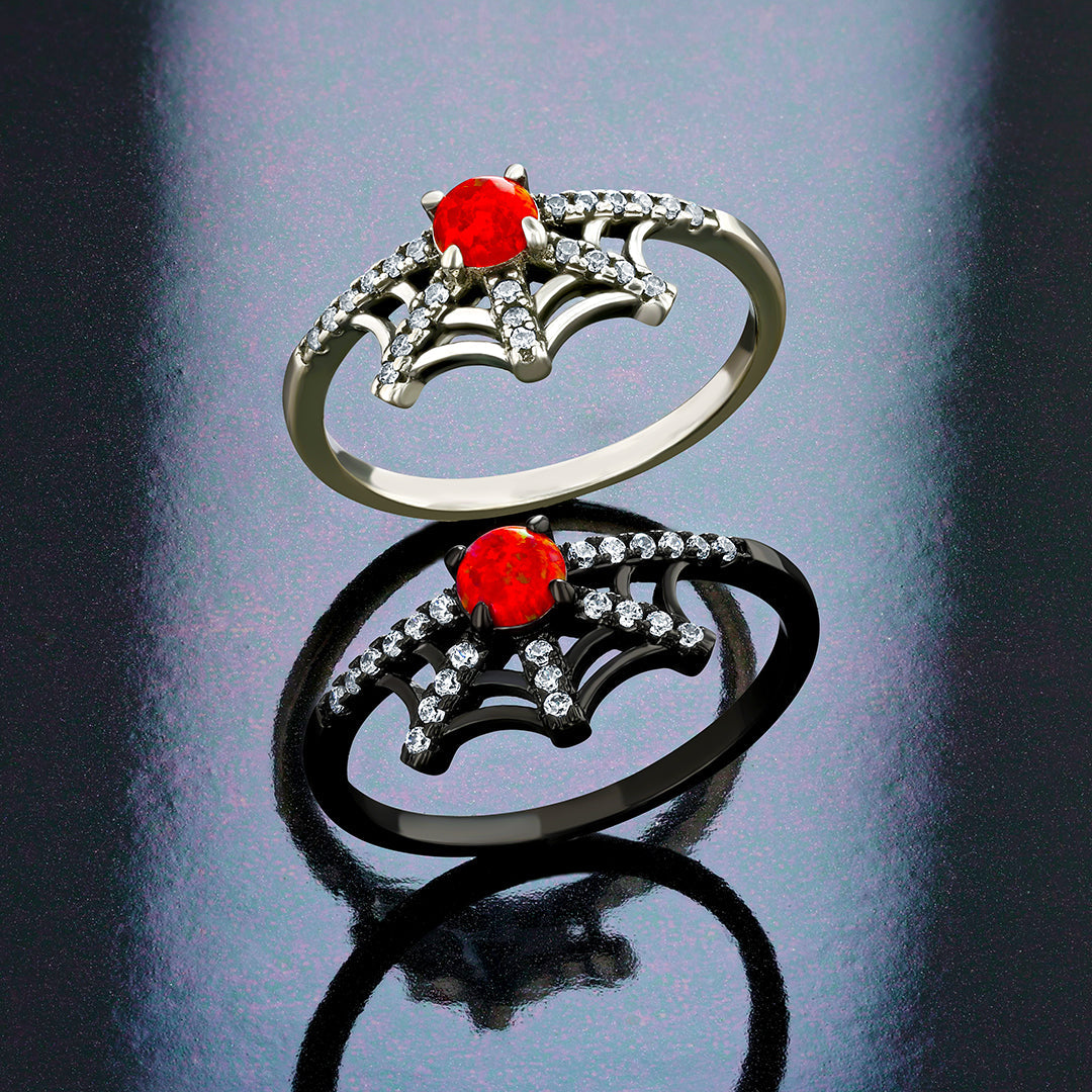Black Widow - Jewel Candle Ceramic - New Age Realms