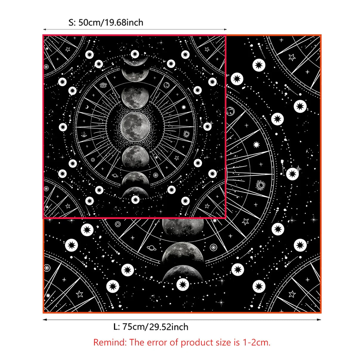 Moon Phase Tapestry - New Age Realms
