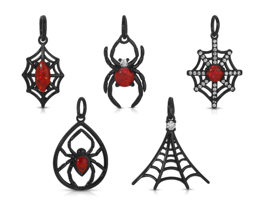 Black Widow - Jewel Candle Ceramic - New Age Realms