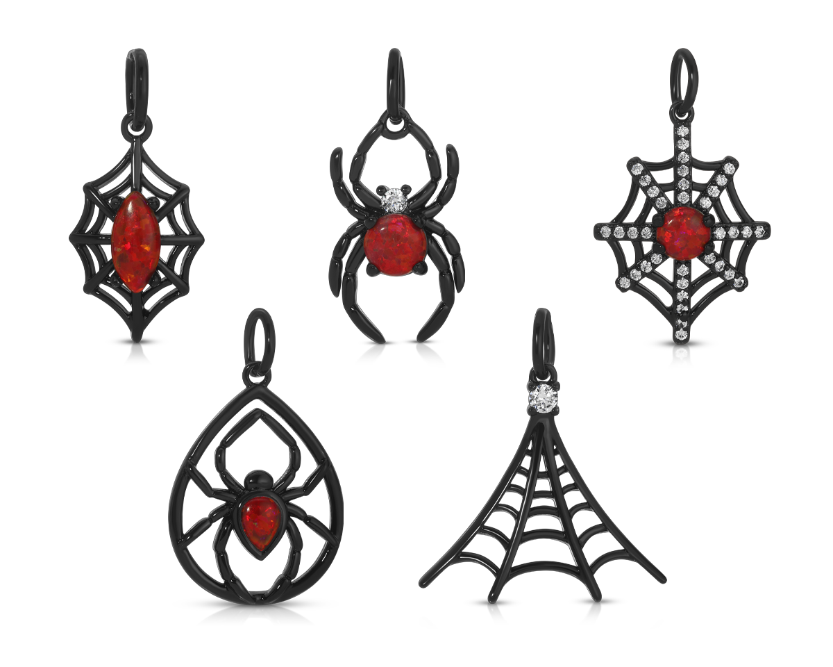 Black Widow - Jewel Candle Ceramic - New Age Realms