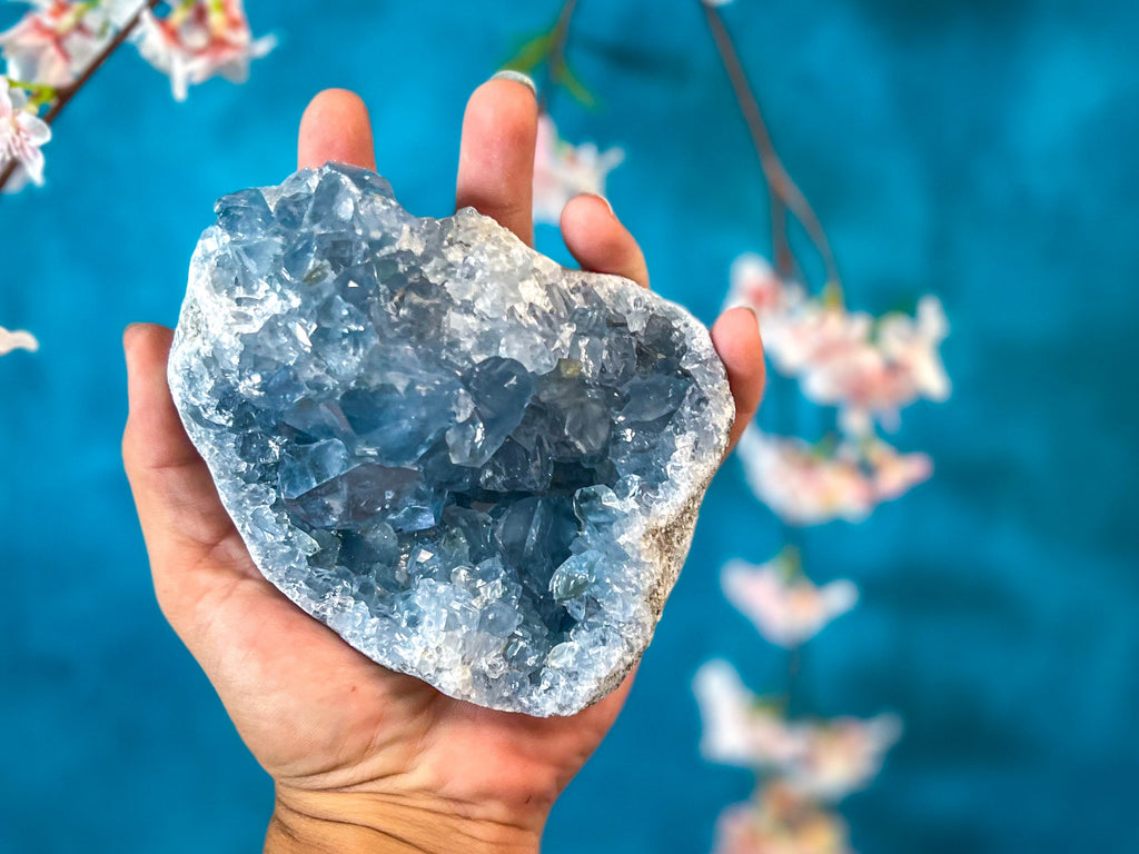 Large Ethically Sourced CELESTITE Clusters