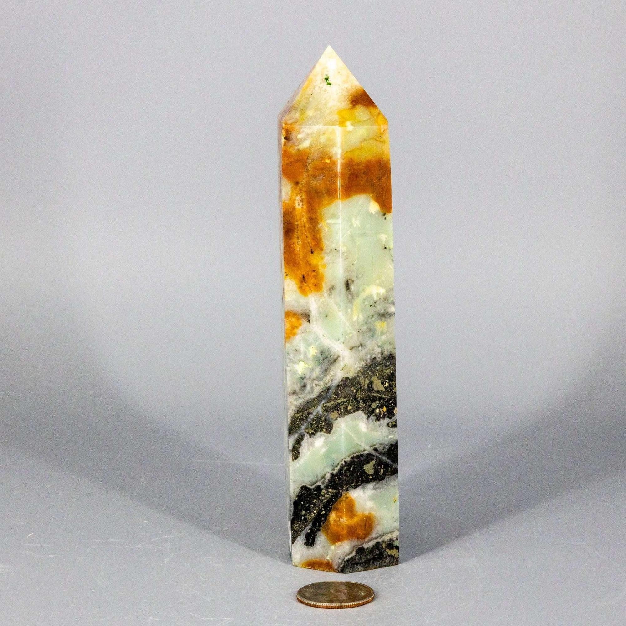 Caribbean Calcite Tower XXL | Polished Crystal Tower - New Age Realms