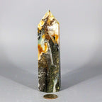 Caribbean Calcite Tower XXL | Polished Crystal Tower - New Age Realms