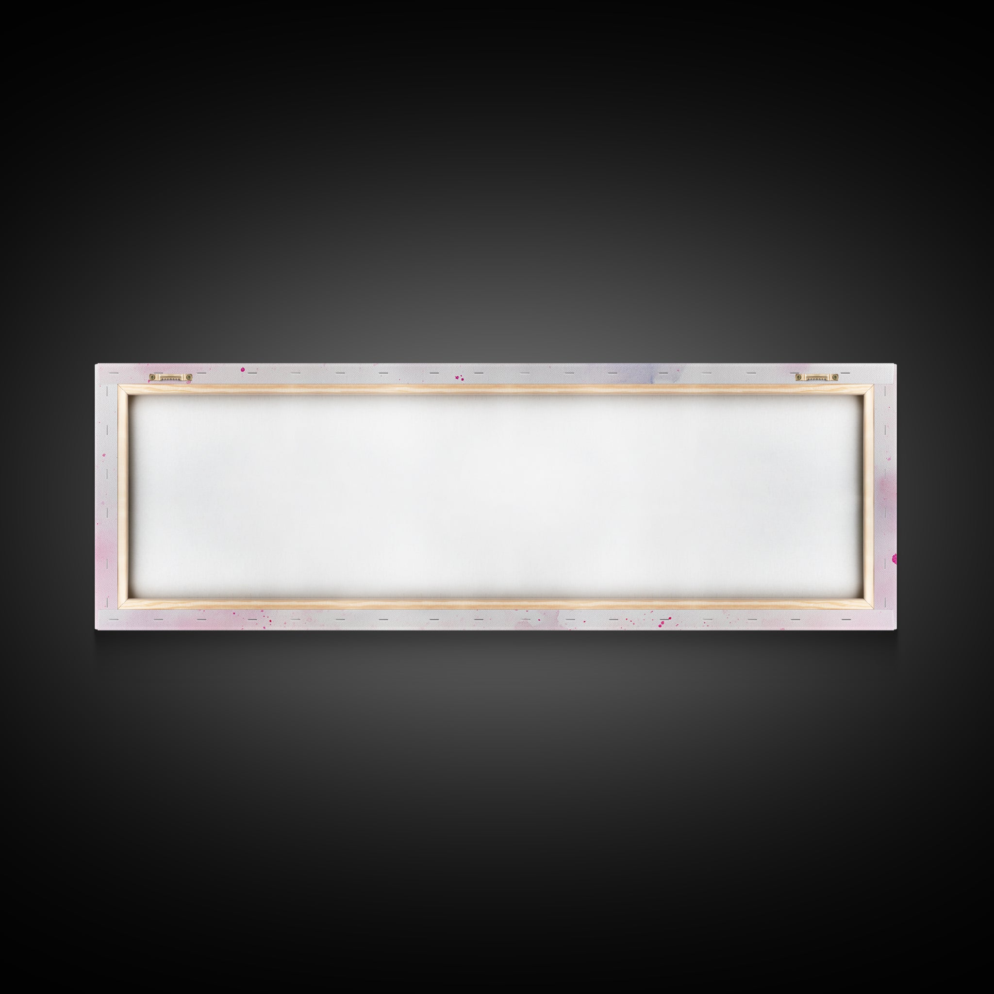 Sacred Geometry Watercolor Gemstone Canvas Wall Art - New Age Realms