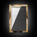 Sacred Geometry Ethereal Angel Framed Canvas Wall Art