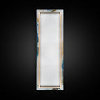 Sacred Geometry Agate Slab Framed Wall Art
