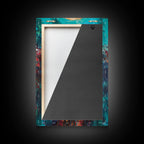 Sacred Geometry Abstract Framed Canvas Symbol Artwork