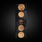 Sacred Geometry Canvas Black and Gold Wall Art