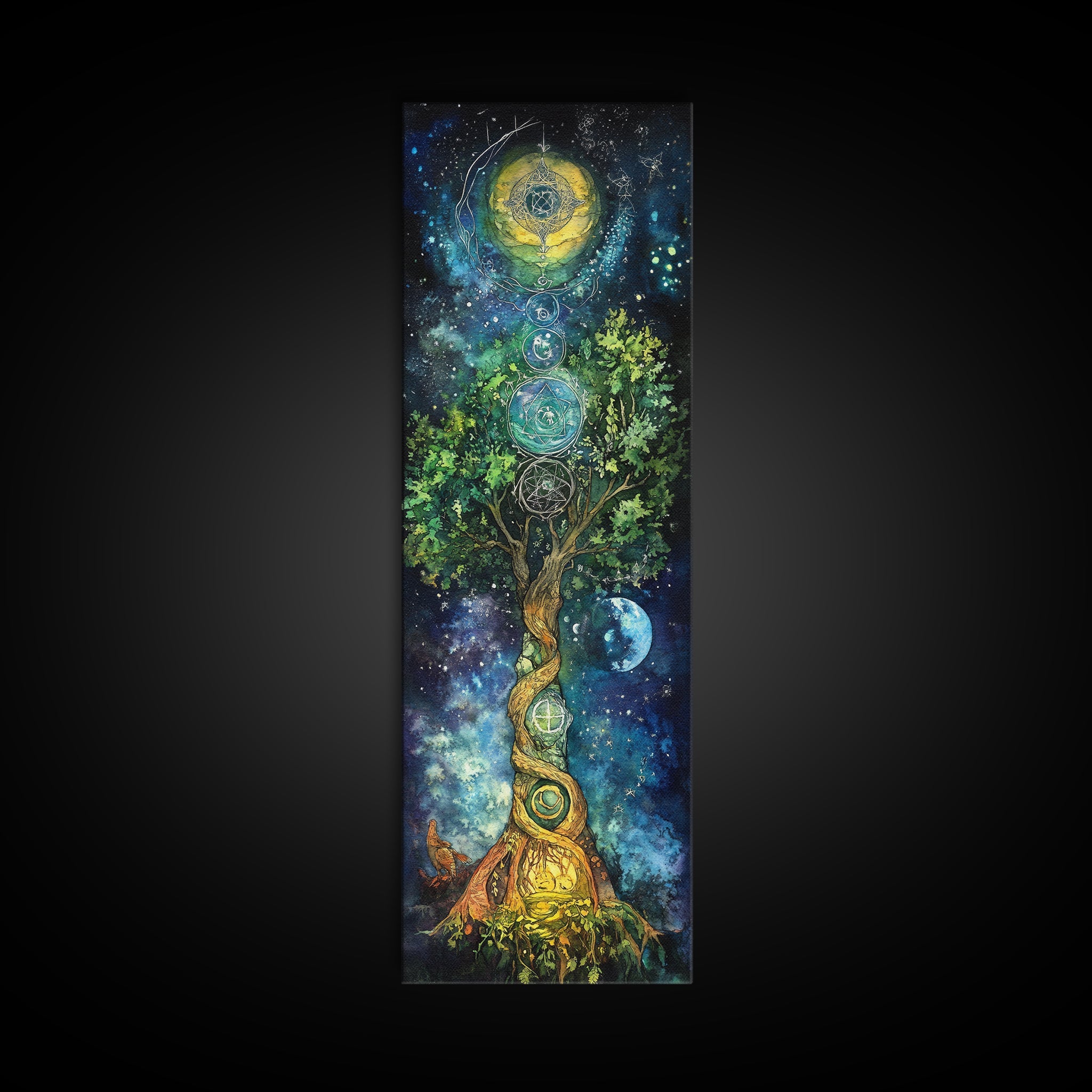 Celestial Sacred Geometry Art Wall Art