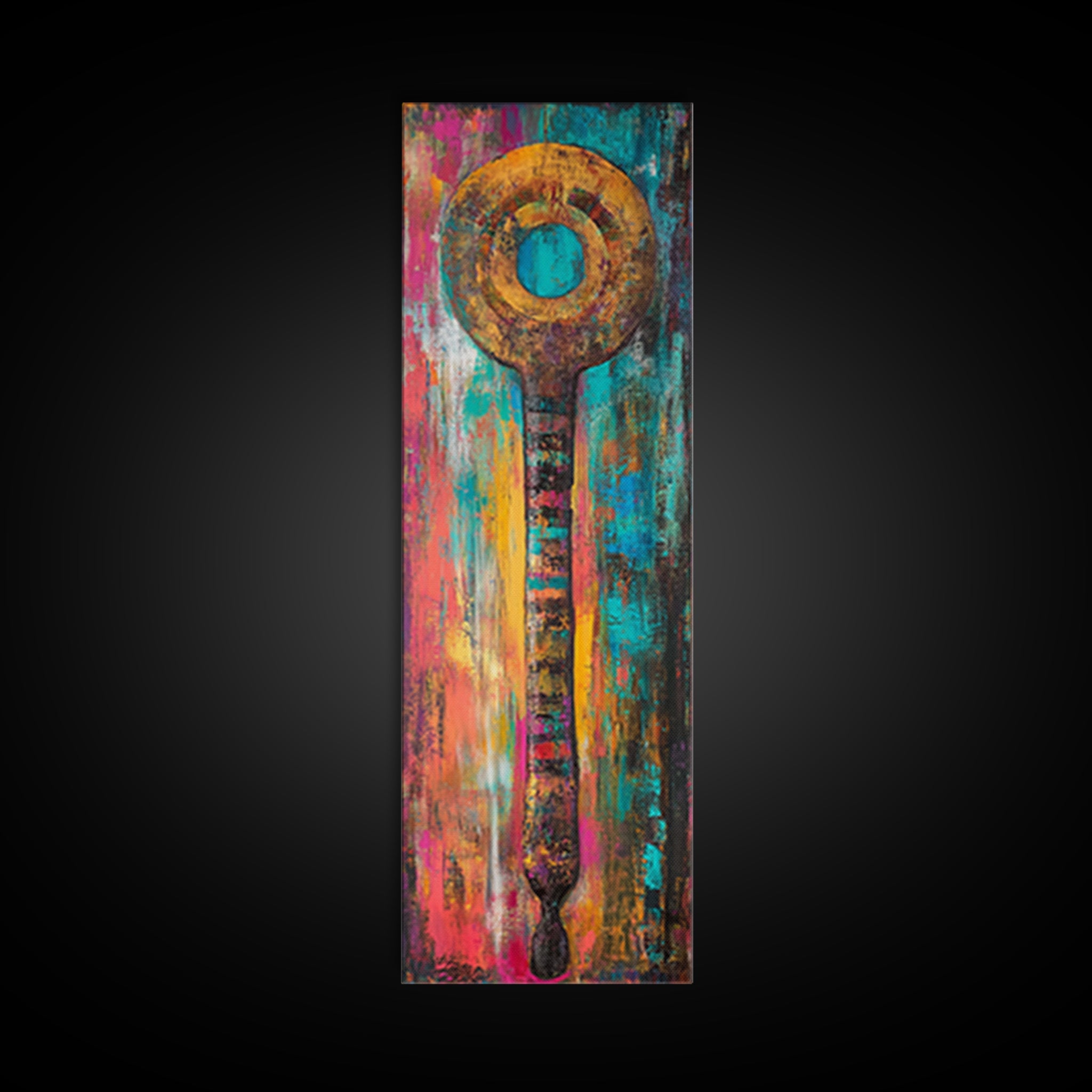 Sacred Geometry Abstract Framed Canvas Wall Art - New Age Realms