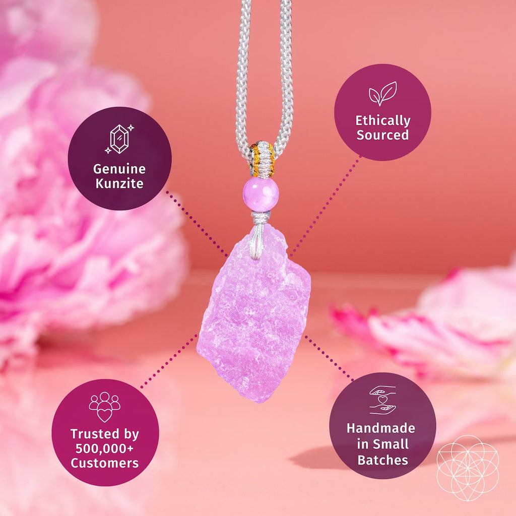 Más Raro Que los Diamantes - El Colgante de Kunzita Rosa