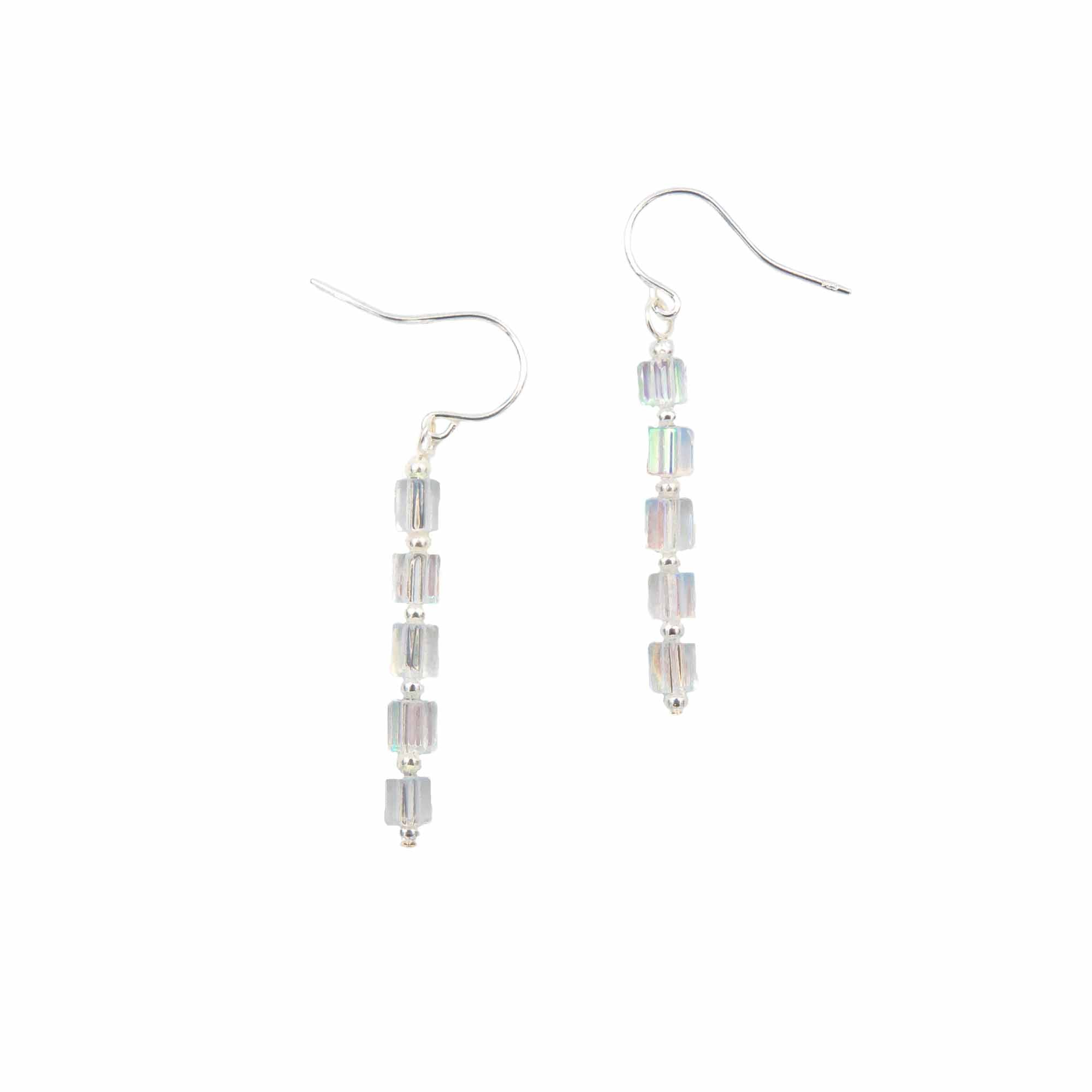 Crystal Rainbow Columns - Fire Polished Czech Glass - New Age Realms