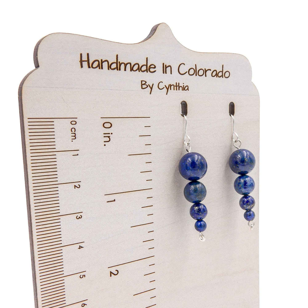Lapis Lazuli Pendulums ~ Necklace & Earrings Set