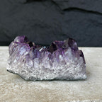 Flat amethyst, Unique raw crystal cluster - New Age Realms