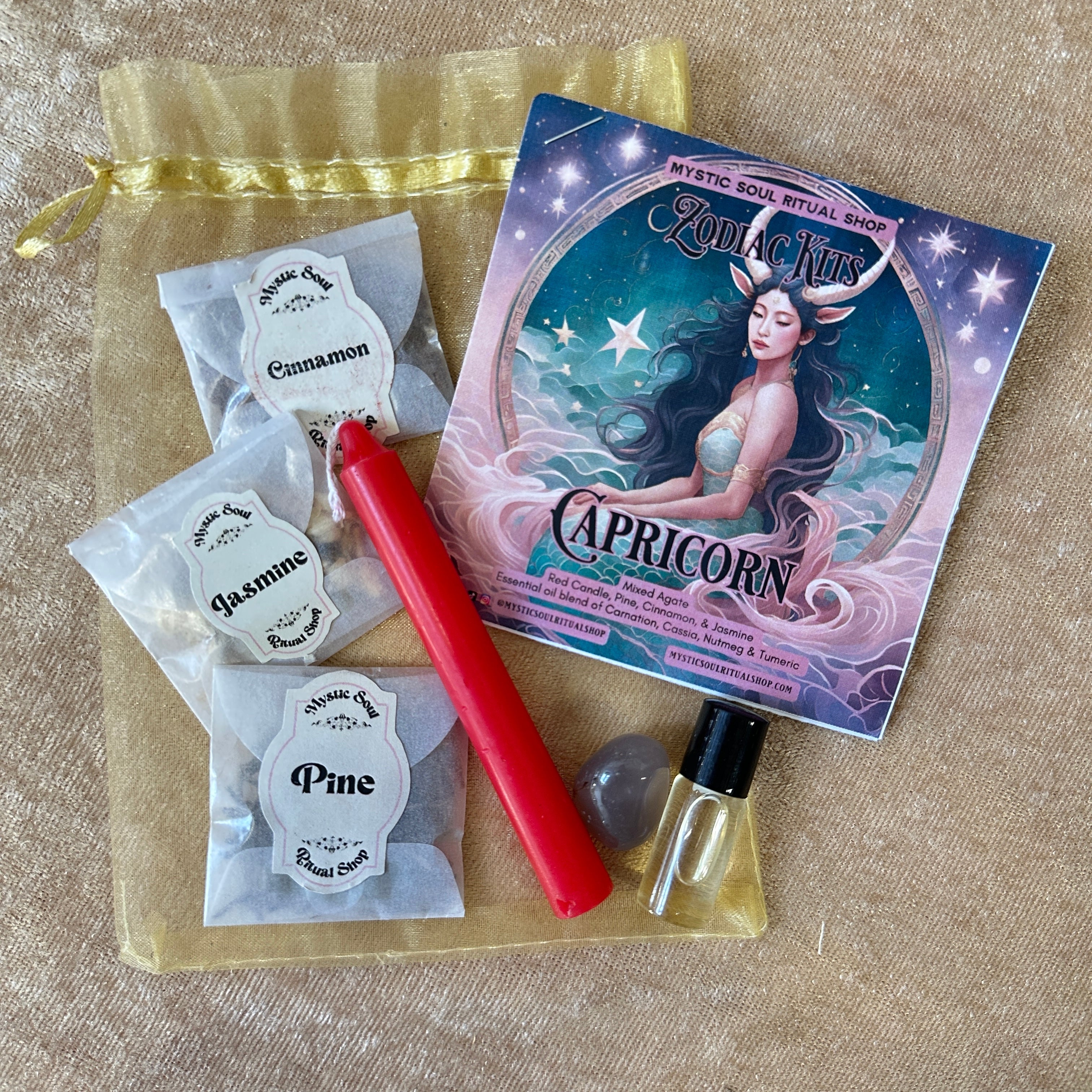 Kits de rituales mágicos del zodiaco