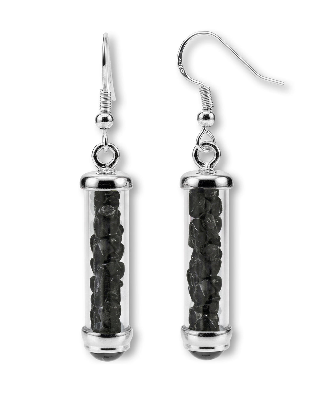 Black Tourmaline Earrings for Protection, Grounding & Clearing Energy