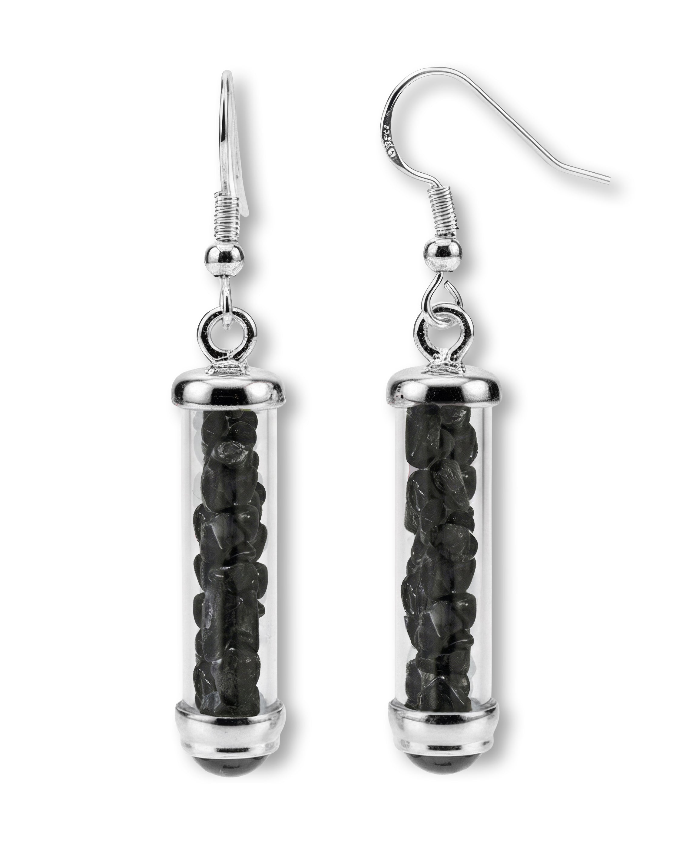 Black Tourmaline Earrings for Protection, Grounding & Clearing Energy