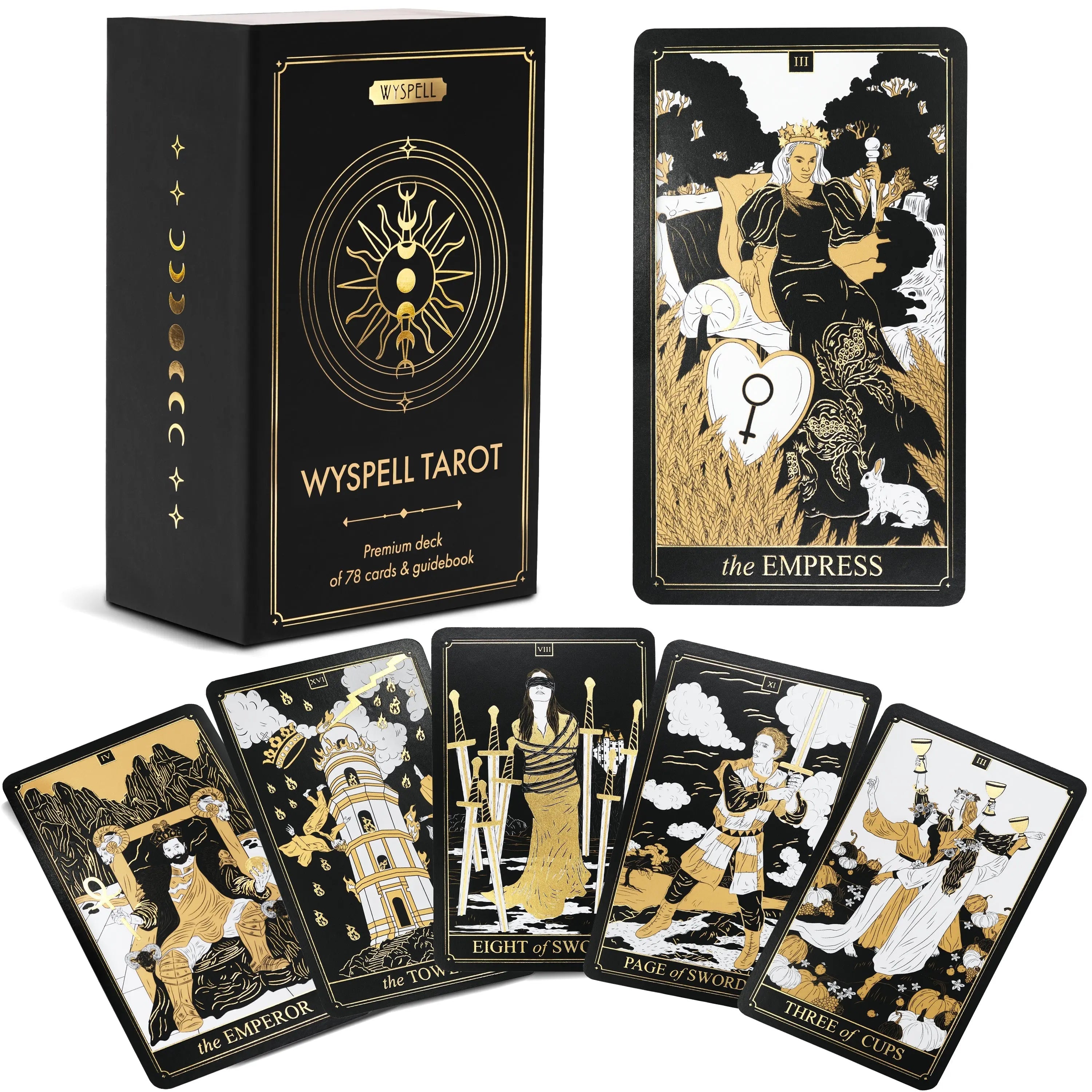 Gold Tarot Deck - New Age Realms