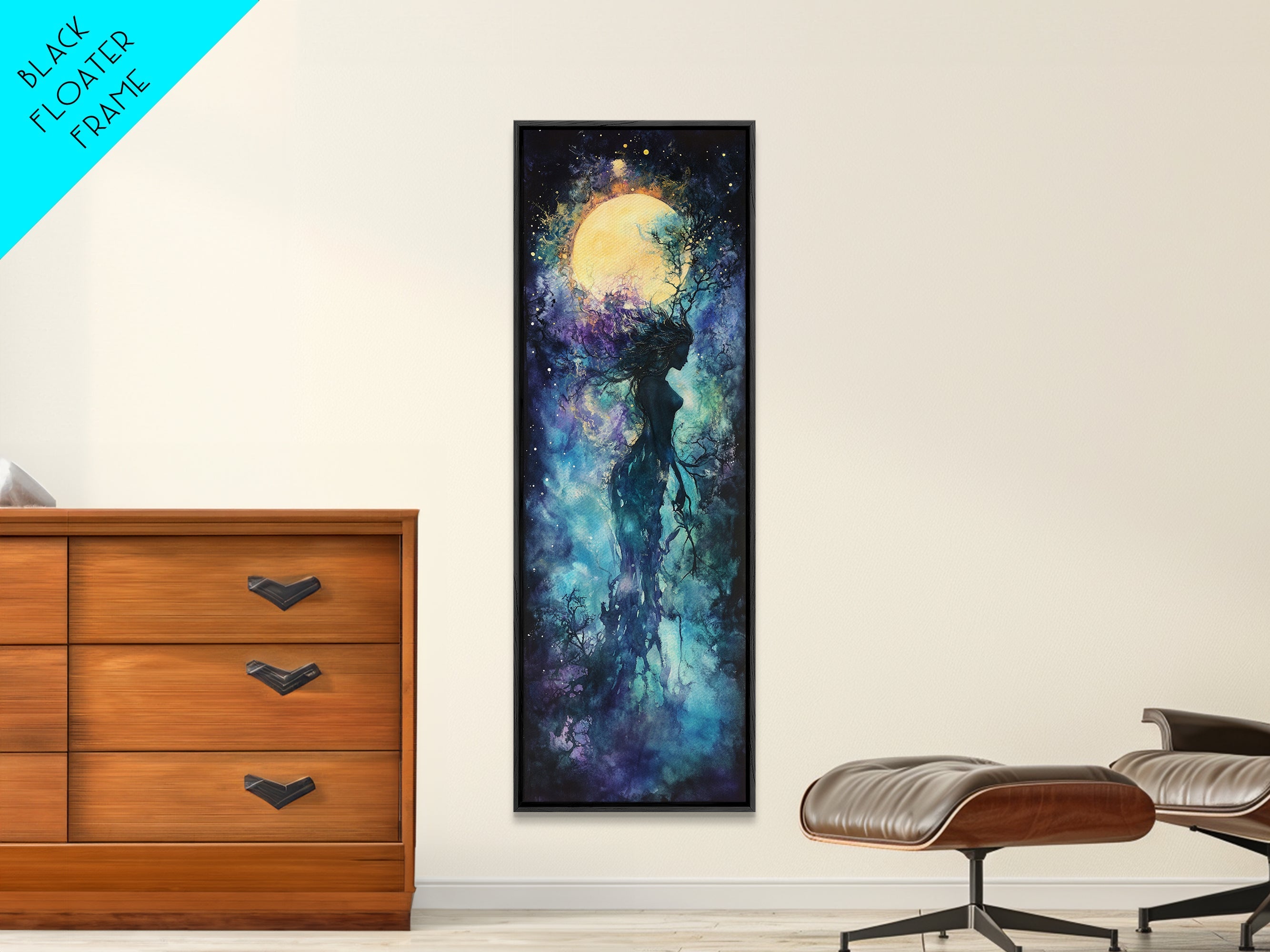 Sacred Geometry Solar Ritual Canvas Wall Art