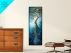 Sacred Geometry Rooted Tree Framed Wall Art