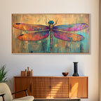Sacred Geometry Dragon Fly Wall Art