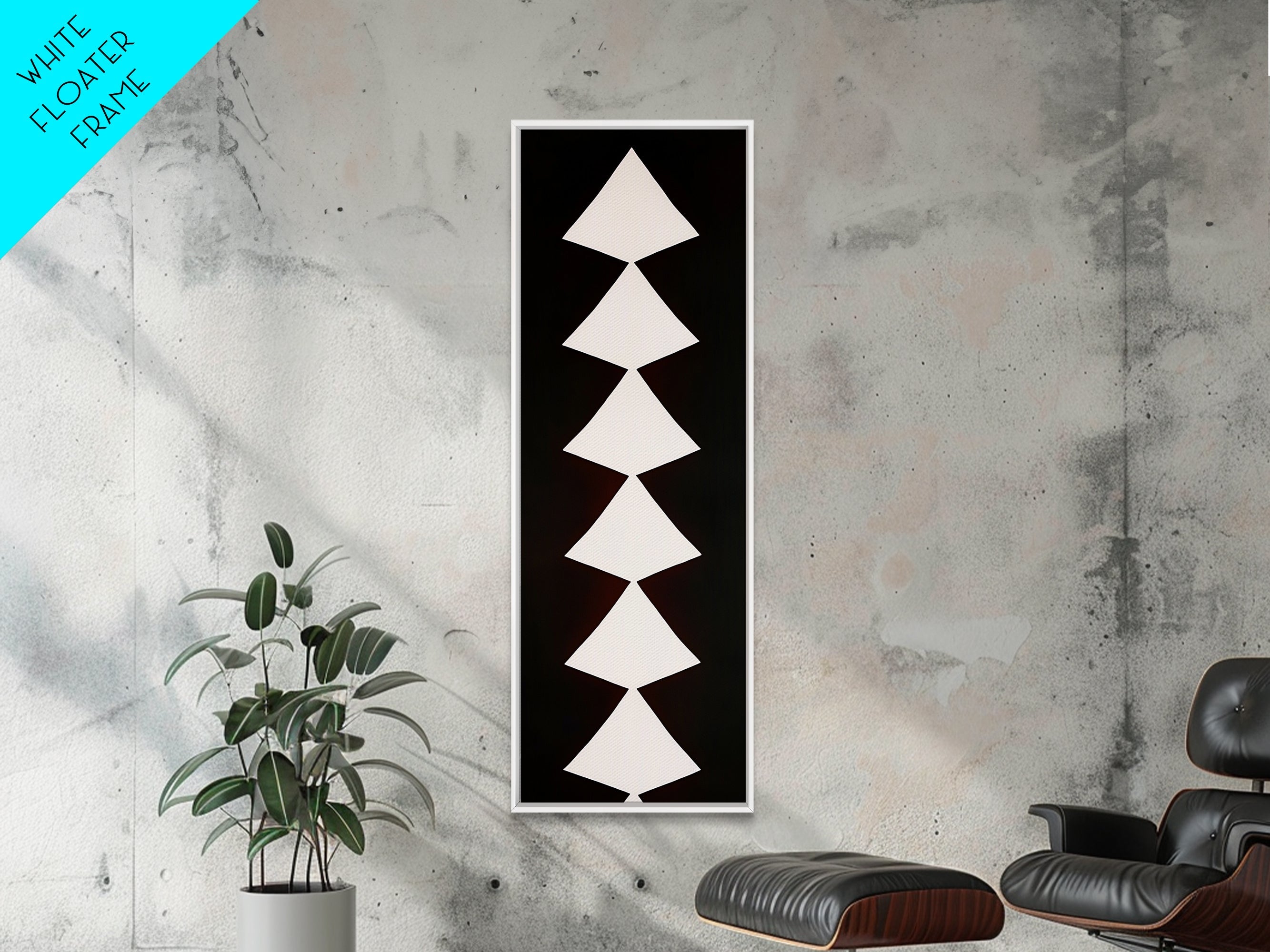 Sacred Geometry Abstract Framed Canvas Wall Art