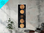 Sacred Geometry Canvas Black and Gold Wall Art