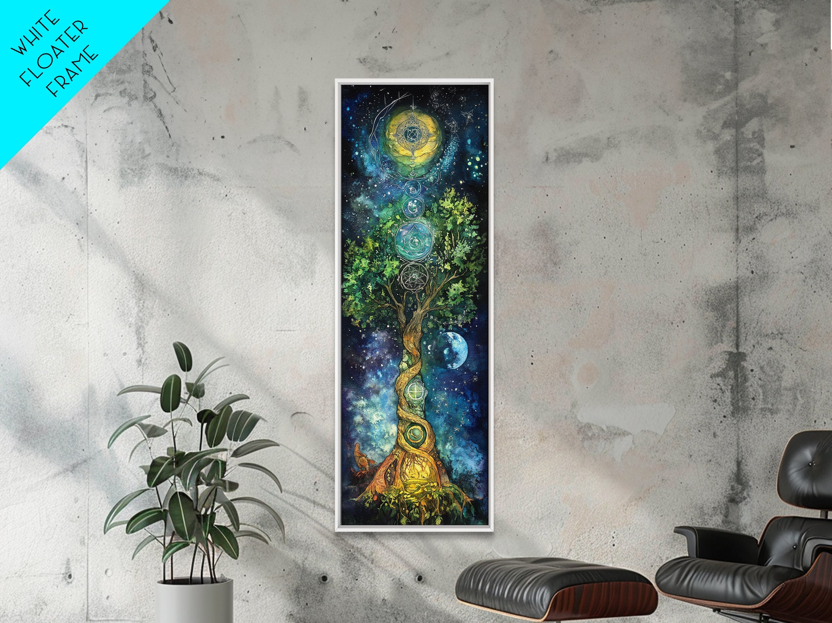 Celestial Sacred Geometry Art Wall Art