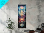 Sacred Geometry Galactic Chakra Canvas Wall Art