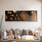 Sacred Geometry Framed Canvas Wall Art