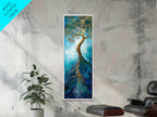 Sacred Geometry Rooted Tree Framed Wall Art
