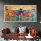 Sacred Geometry Dragon Fly Wall Art