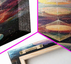 Sacred Geometry Galactic Chakra Canvas Wall Art