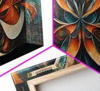 Sacred Geometry Abstract Framed Butterfly Wall Art
