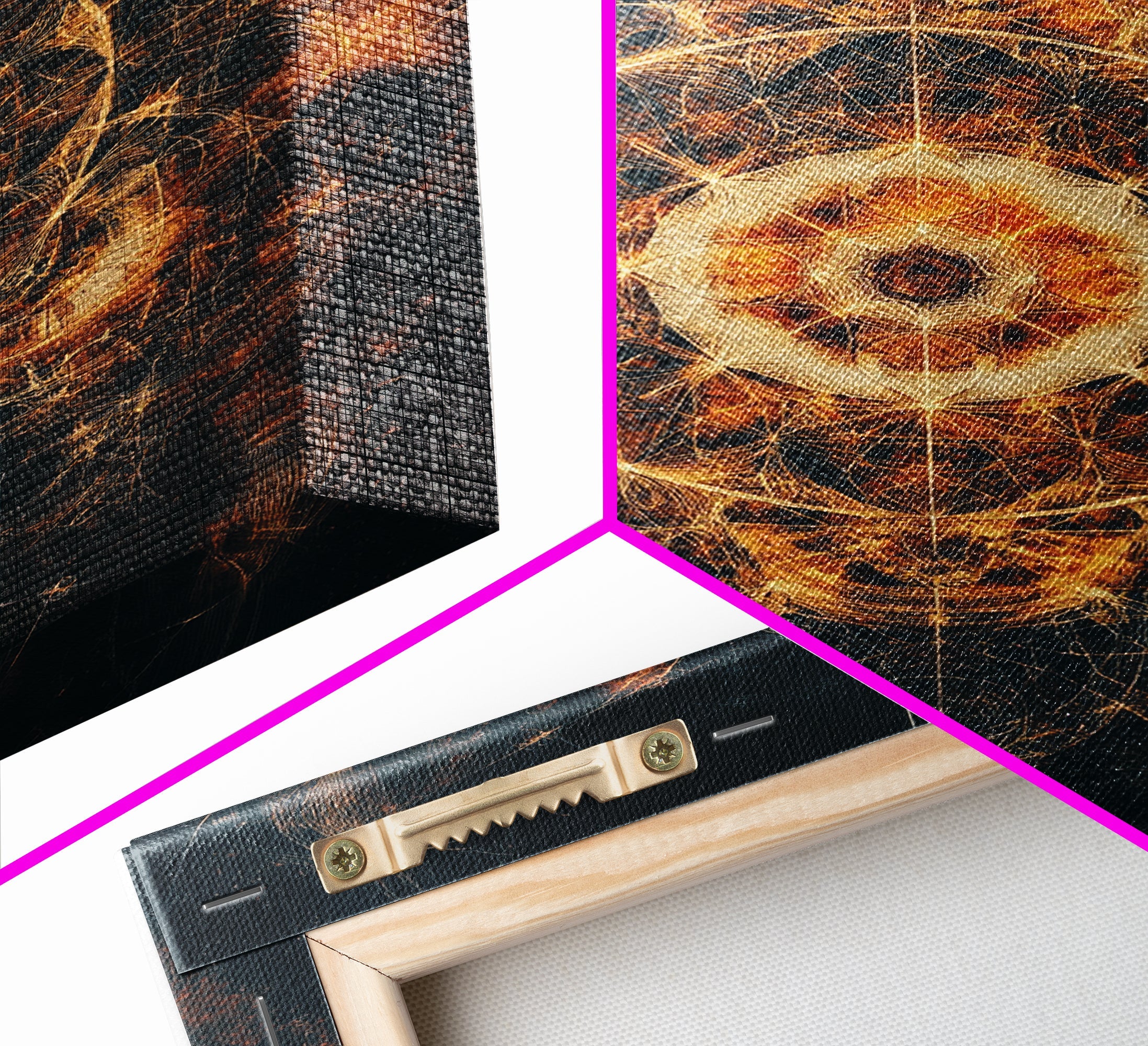 Sacred Geometry Framed Canvas - New Age Realms